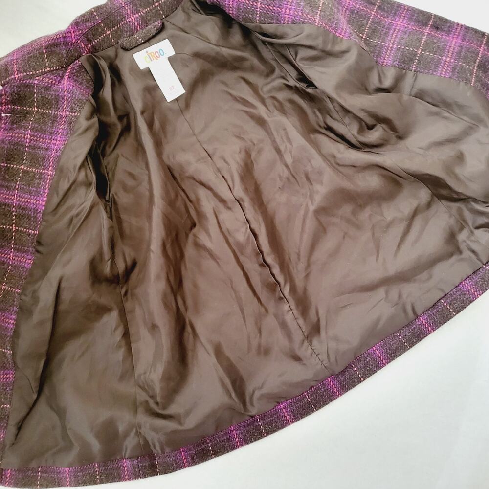 Circo plaid 2T wool coat - Picture 6 of 6